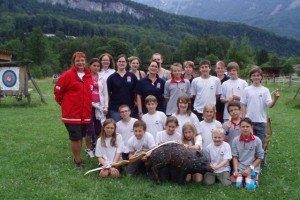 Sportliche Abschlussveranstaltung des Ischler Jugendrotkreuzes