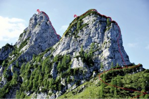 Ebensee: Klettersteig Hochkogel der Naturfreunde Ebensee offiziell eröffnet