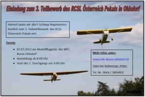 RC-SL Segelschlepp-Wettbewerb beim MFC-Ikarus Ohlsdorf