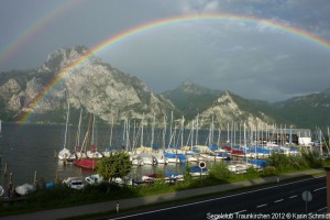 Wunderschöner Regenbogen am Traunsee | Foto: Karin Schmidt