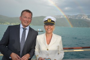 Exklusive Klimt-Schifffahrt unterm Regenbogen