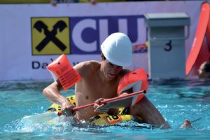 Waterwalking und Freestyle-Sumping im Parkbad Vöcklabruck