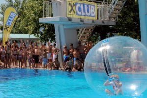 Waterwalking und Freestyle-Sumping im Parkbad Vöcklabruck