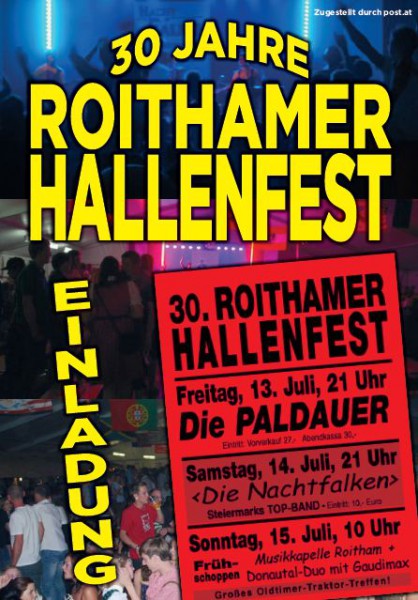 Mit salzi zum 30. Roithamer Hallenfest