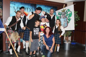 Merida Premiere mit schottischer Kilt Dance Show bei Star Movie in Regau