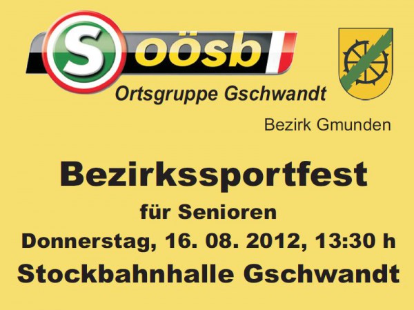 Bezirkssportfest für Senioren in der Stockbahnhalle Gschwandt