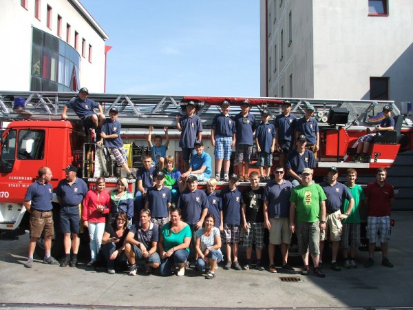 Feuerwehrjugend Viechtwang zu Gast bei der Berufsfeuerwehr Wien-Floridsdorf