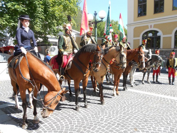 Großer Erfolg der ungarischen Husaren in Bad Ischl