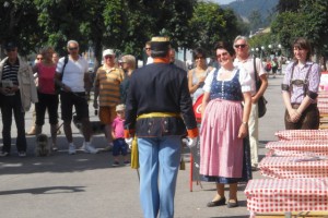 Kaiserwetter beim Geburtstagsfrühstück in Gmunden