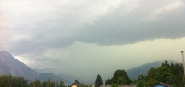 Wetterwarnung: Starkregen und Überschwemmungen im Salzkammergut