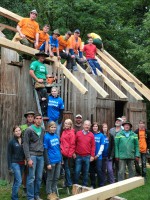 "Tatort Jugend" - Landjugend saniert Dachstuhl beim Kirchhamer Heimathaus