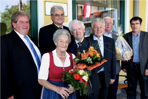 Altbgm. Klubobmann aD Hugo Scheuba feierte Diamantene Hochzeit