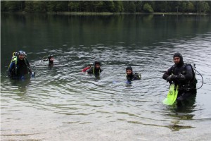 Ebensee: Taucherfortbildung im Langbathsee