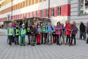 "Pedibus" machte Werbung für den Schulweg zu Fuß