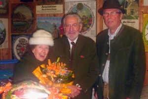Kranzlschützenverein Ebensee gratuliert Helmut Rainer