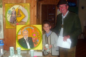 Kranzlschützenverein Ebensee gratuliert Helmut Rainer