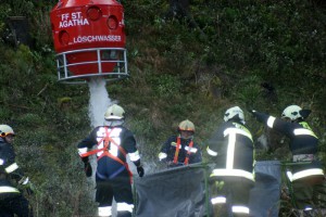 Brand bei der Drachenwand fordert Einsatzkräfte - Großübung in Mondsee