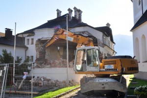 Baubeginn beim Pfarrzentrum Altmünster