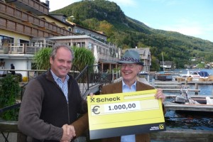 Kürbisaktion brachte 1000 Euro für das Waisenhaus "Traunsee" in Burma