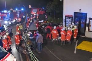 Vier Verletzte bei Alko-Unfall auf der Nußdorferstraße