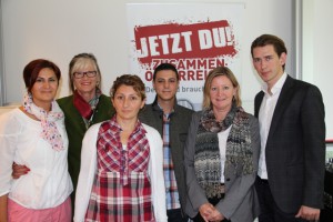 Sebastian Kurz zu Gast an der HAK Bad Ischl im Salzkammergut