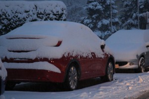 Salzkammergut: ersten Schneefälle sorgen für Verkehrsbehinderung