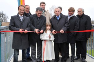 Agersteg zwischen Wankham und der Zeislau feierlich eröffnet