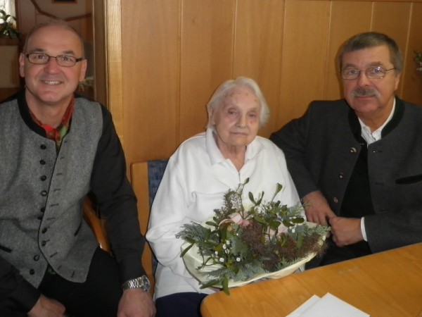 Johanna Huber, Gschwandt 95, 90. Geburtstag