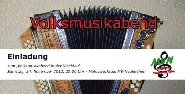 Volksmusikabend in der Mehrzwecksaal der MS-Neukirchen