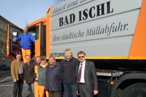 Neues Fahrzeug für Müllabfuhr der Stadtgemeinde Bad Ischl
