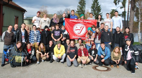 Sozialistische Jugend Vöcklabruck bei der Bildungswerkstatt 2012