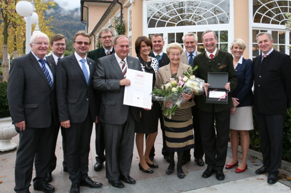 Ehrenplakette der WKÖ für Gärdi Zauner