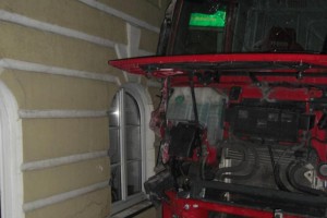 LKW Unfall durch glatte Fahrbahn in Oberweis