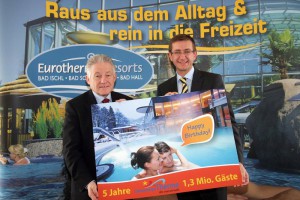 In 5 Jahren 1,3 Millionen Thermengäste in der Salzkammergut-Therme Bad Ischl