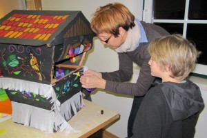 Obertrauner Glöckler rüsten sich für bevorstehenden Glöcklerlauf