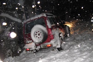 Schneefälle sorgen für Verkehrsunfälle in St. Agatha