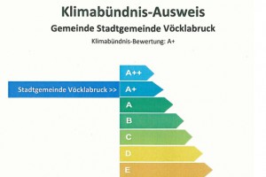 Wie klimafit ist Vöcklabruck? - Vöcklabruck hat die Bewertung A+ erhalten