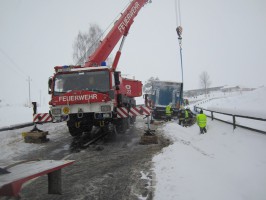 Winterchaos auf den Straßen im Salzkammergut