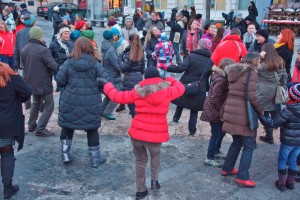 One Billion Rising in Gmunden am Rathausplatz | Foto: Peter Sommer