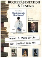 MR Dr. Klaus Haselbruner rechnet mit heutigem Gesundheitssystem ab