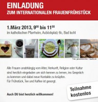 Internationales Frauenfrühstück in Bad Ischl