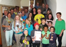 Viktoria Stricker und Mario Cijan siegten bei 44. Obertrauner Ortsskimeisterschaft