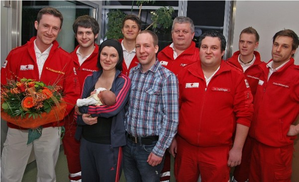 Baby Hannah im Rettungsauto zur Welt gebracht