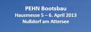 Pehn Bootsbau Hausmesse in Nußdorf am Attersee