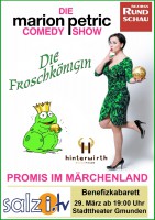 Comedian Marion Petric mit Benefizkabarett "Die Froschkönigin" zu Gast in Gmunden