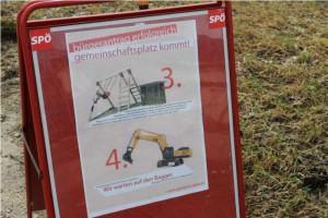 Bürgerantrag der SPÖ Gampern erfolgreich – Gemeinschaftsplatz in Piesdorf wird gebaut!