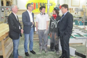 Vizebürgermeister Ing. Markus Siller besucht Lehrwerkstatt