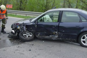 Regau: vier Fahrzeuge in Unfall verwickelt