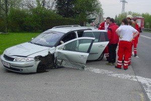 Regau: vier Fahrzeuge in Unfall verwickelt