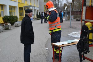 Handelsakademie Vöcklabruck evakuiert - Großübung geglückt